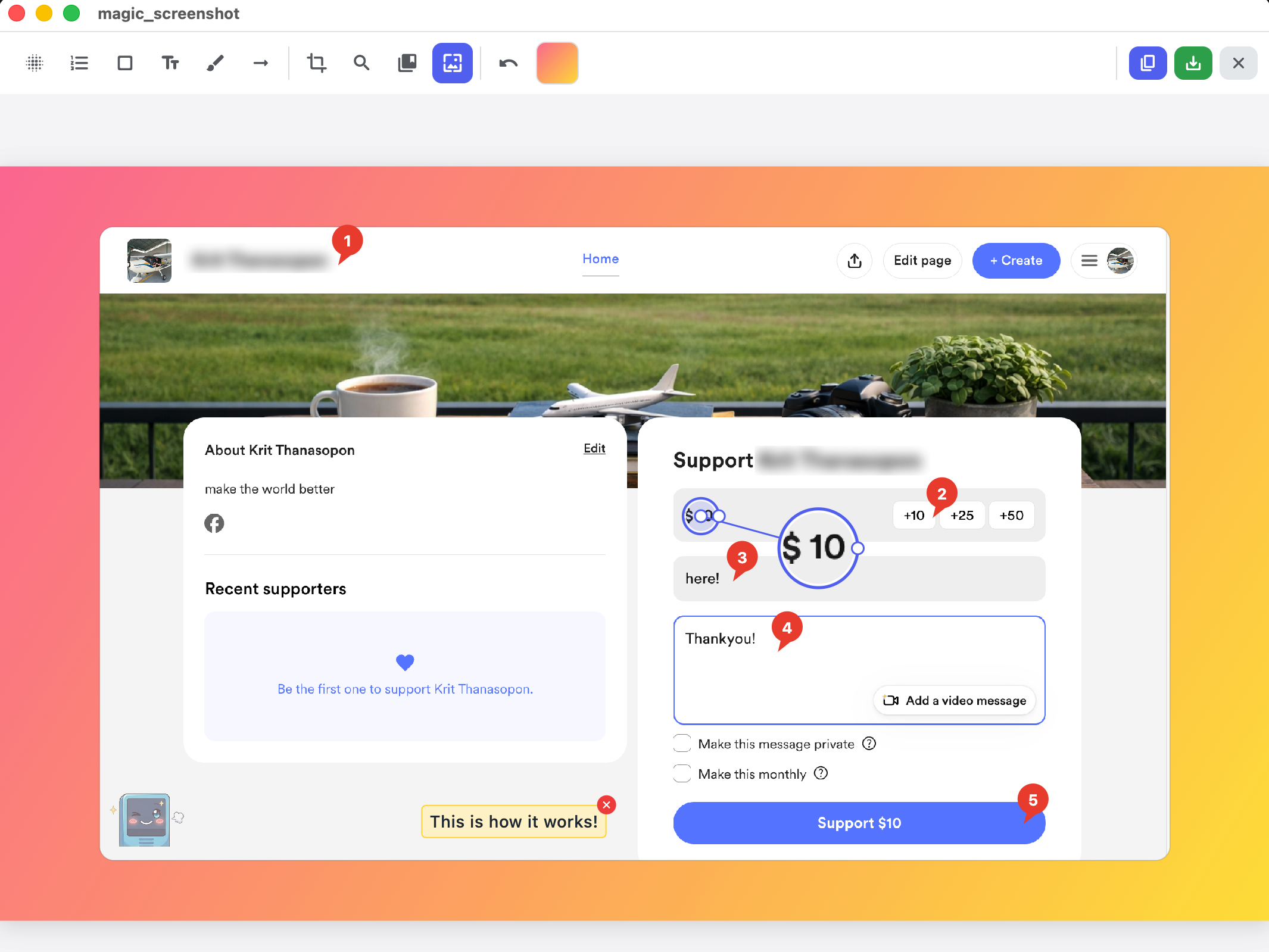 Magic Screenshot Editor