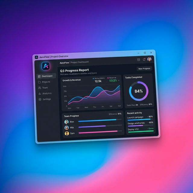 Gradient Backdrop feature